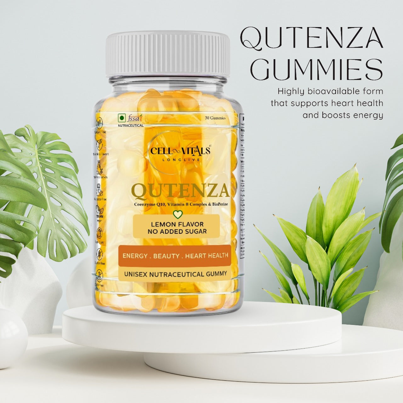 Qutenza™ Daily Energy + Heart + Skin Gummy