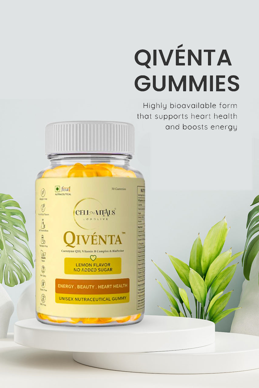 Qivénta™ Daily Energy + Heart + Skin Gummy