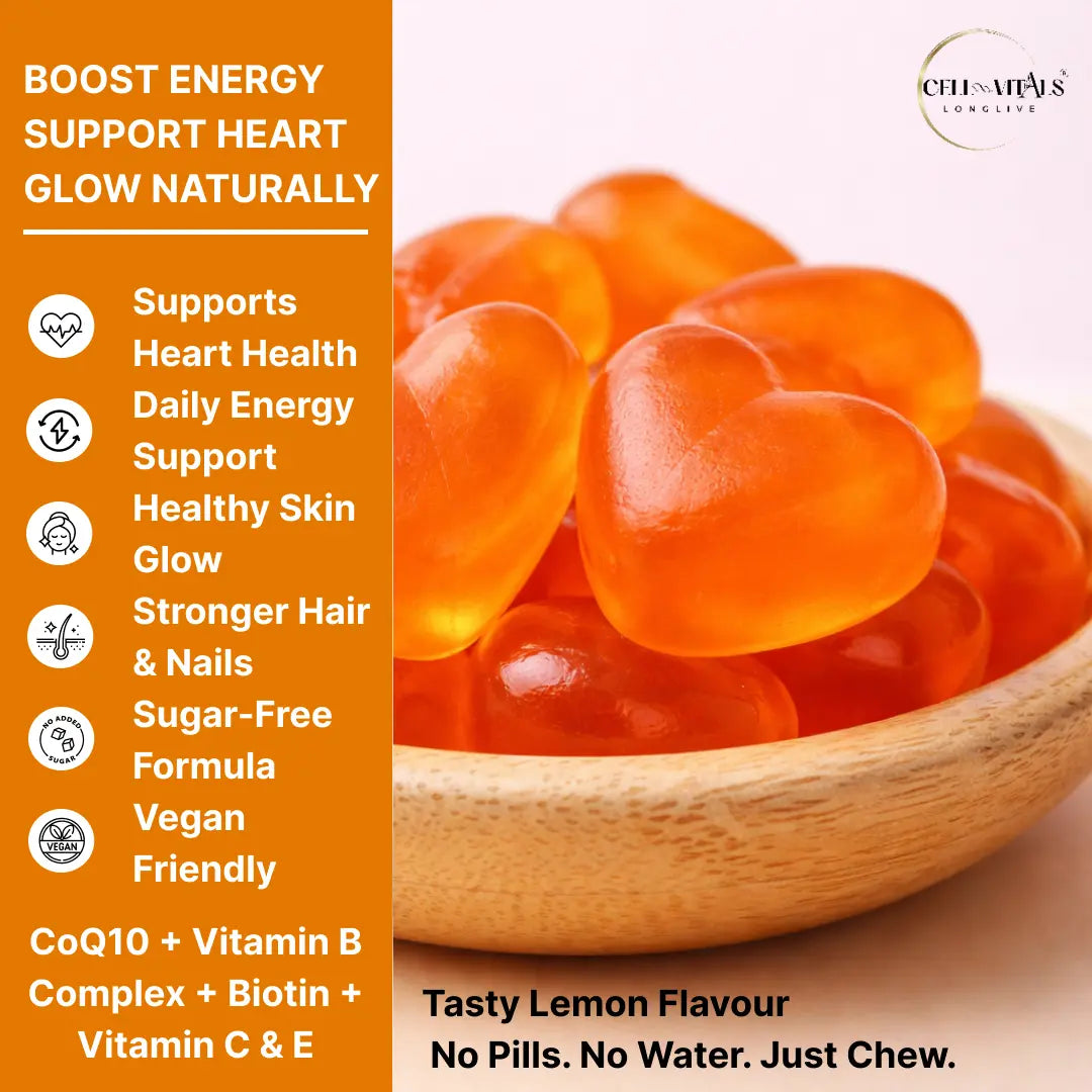 Qivénta Gummies for Heart and Energy | Recommended By Cardiologists | CoQ10 + BioPerine®