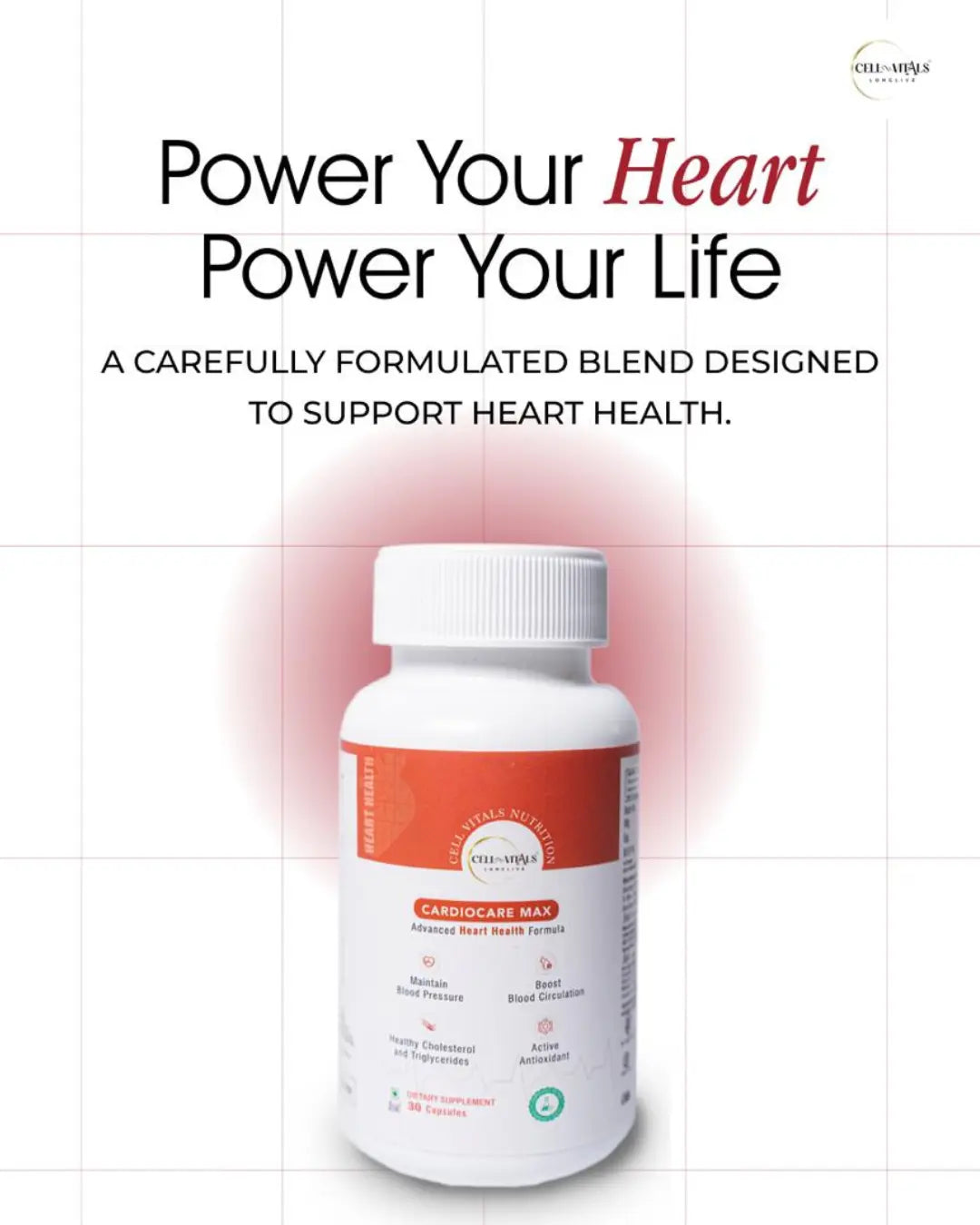 CardioCare Max — 1-Capsule Heart Support (Patented Ingredients)