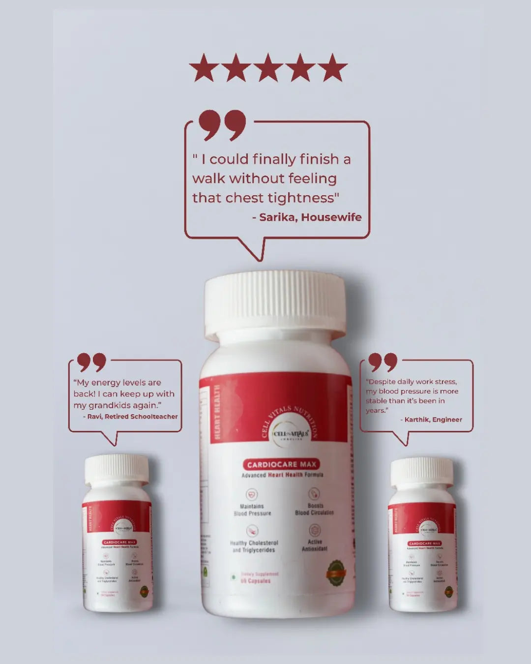 CardioCare Max — 1-Capsule Heart Support (Patented Ingredients)